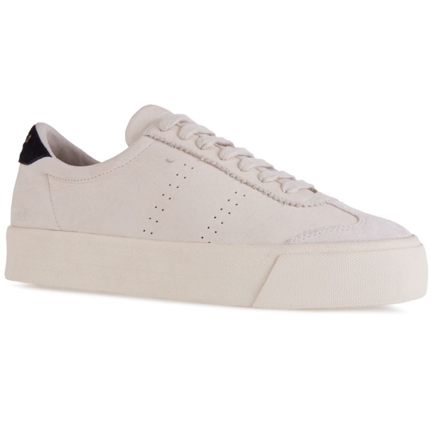 CA Superga 2902 Club 3 Cap Tumbled Suede Beige Gesso-Black