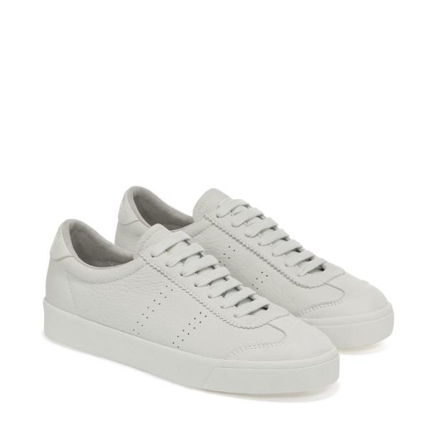 CA Superga 2843 Club S Cap Buttersoft White Milk-Green Primrose