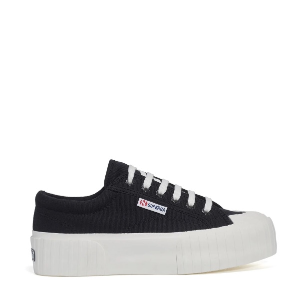 CA Superga 2631 Stripe Platform Black White