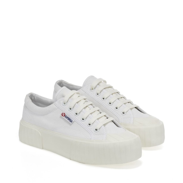 CA Superga 2631 Stripe Platform White White