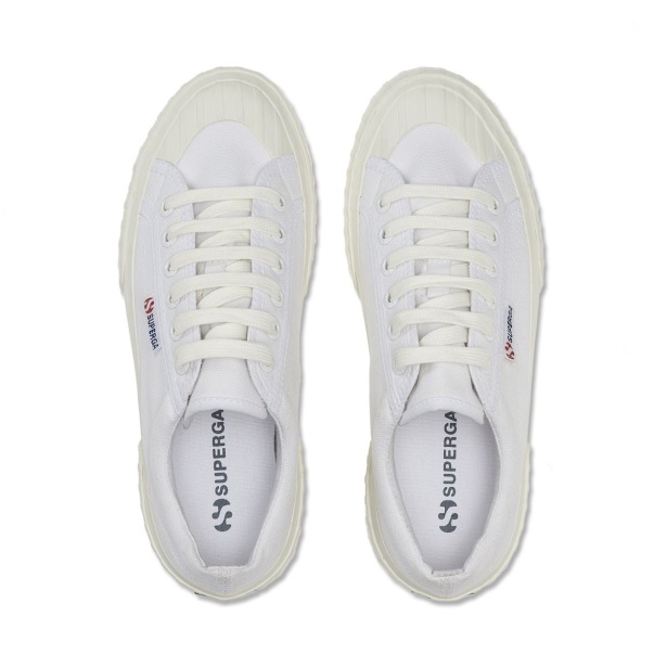 CA Superga 2631 Stripe Platform White White
