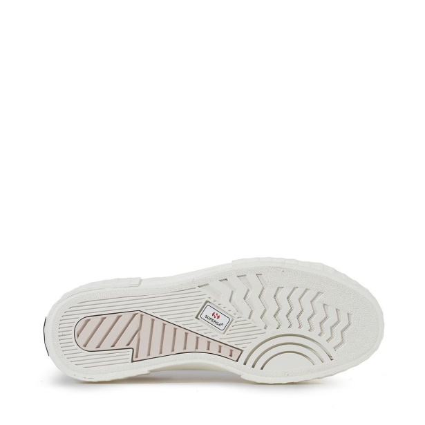 CA Superga 2631 Stripe Platform Vegan Fau Beige White