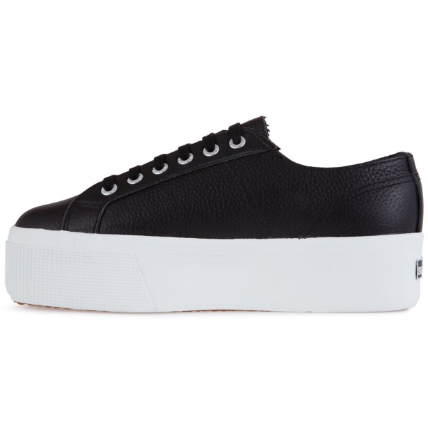 CA Superga 2790 Tumbled Leather Black-White
