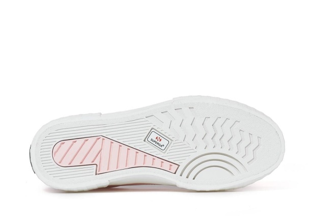 CA Superga 2631 Stripe Platform Vegan Pink White