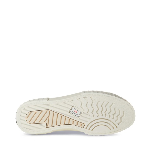 CA Superga 2631 Stripe Platform Beige Lt Eggshell