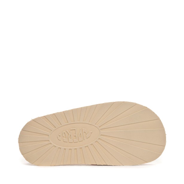 CA Superga 1918 Slide Platform Faux-Fur Total Beige Lt Eggshell