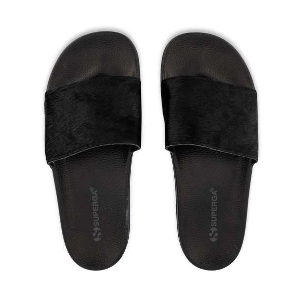 CA Superga 1908 Calfhair Total Black