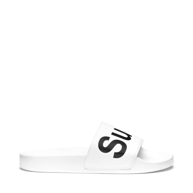 CA Superga 1908 Slides Polysoft White Black White