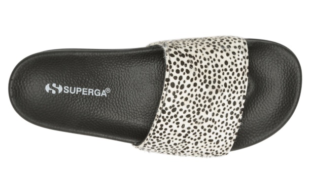 CA Superga 1908 Printed Calfhair Black Dalmation