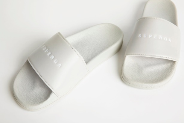 CA Superga 1908 Slides Polysoft Grey Sand