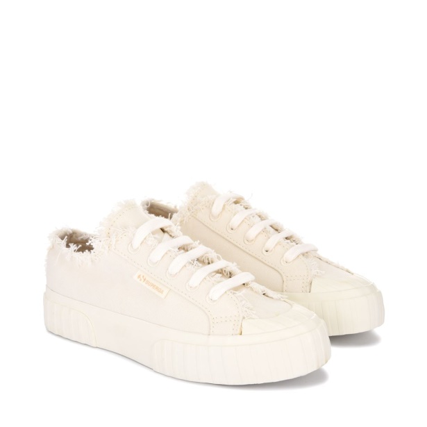 CA Superga 2630 Fringed Organic Canvas Na Weeds