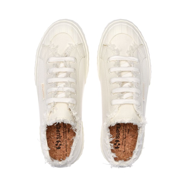 CA Superga 2630 Fringed Organic Canvas Na Weeds