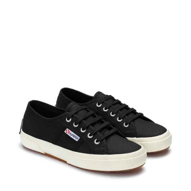 CA Superga 2750 Multicolor Logo Black-Red Lips-Black
