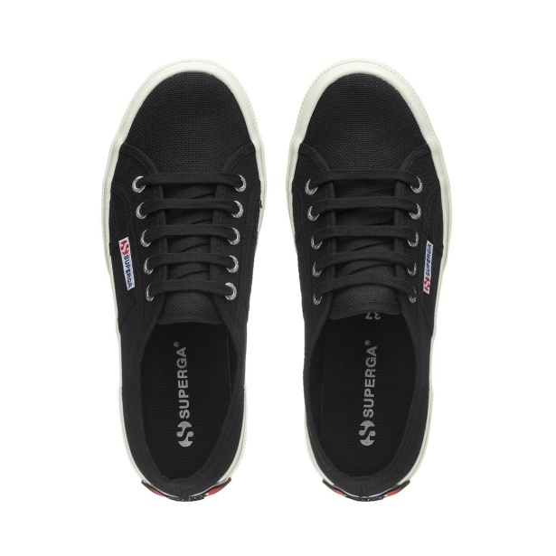 CA Superga 2750 Multicolor Logo Black-Red Lips-Black