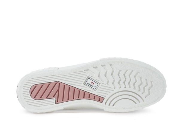 CA Superga 2630 Stripe Padded White-Pink Dusty