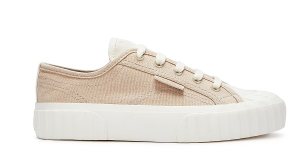 CA Superga 2630 Organic Canvas Natural Dy Weeds-Pink Magenta Leaves