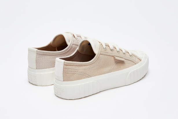 CA Superga 2630 Organic Canvas Natural Dy Weeds-Pink Magenta Leaves
