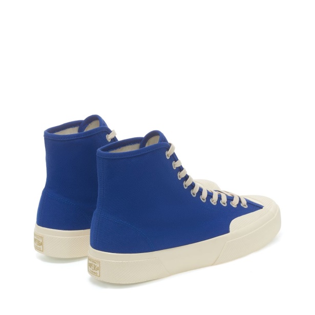 CA Superga 2433 Workwear Blue Chambary-Off White