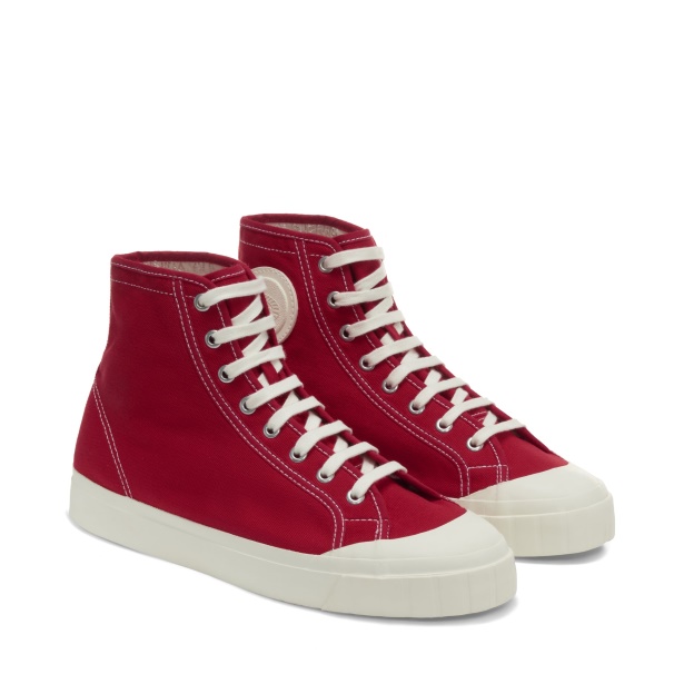 CA Superga 3192 Campionato Basket Red Flame-White