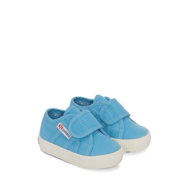 CA Superga 2750 Baby Easylite Straps Blue Lt Dusty F
