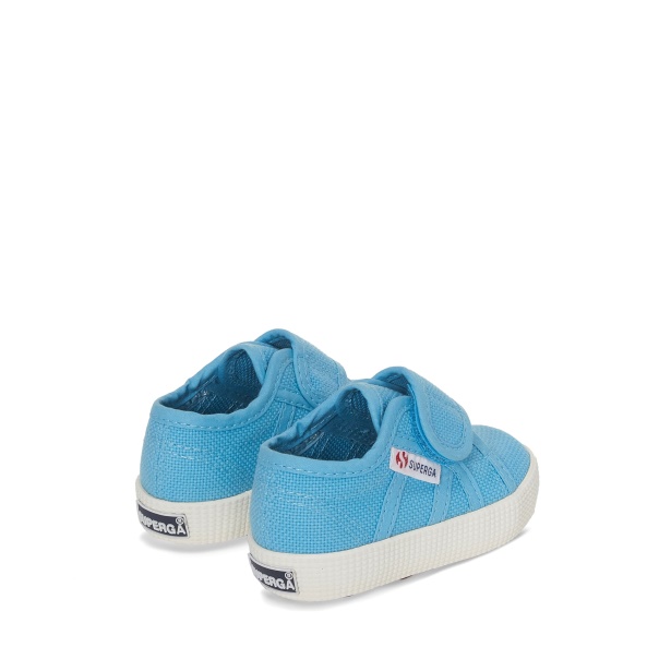 CA Superga 2750 Baby Easylite Straps Blue Lt Dusty F