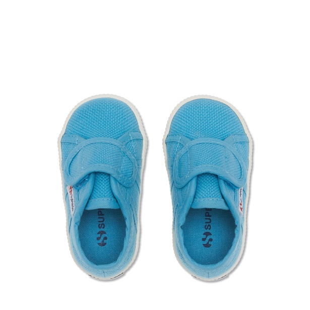 CA Superga 2750 Baby Easylite Straps Blue Lt Dusty F