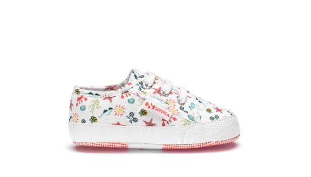 CA Superga 4006 Baby Prints White-Multicolor Seastar