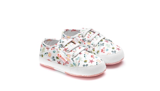 CA Superga 4006 Baby Prints White-Multicolor Seastar