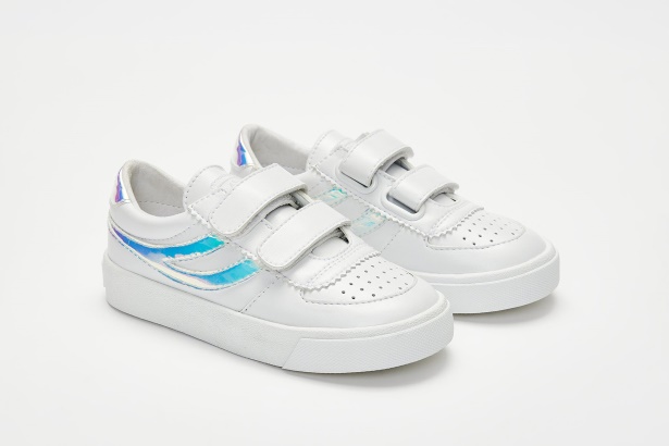 CA Superga 2846 Kids Seattle Straps Opale White Opalescent