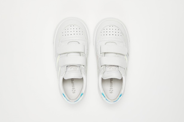 CA Superga 2846 Kids Seattle Straps Opale White Opalescent