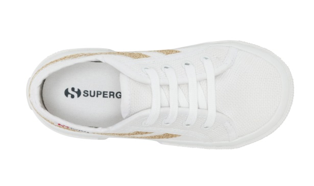 CA Superga 2953 Swallow Tail Cotmicroglit White-Gold