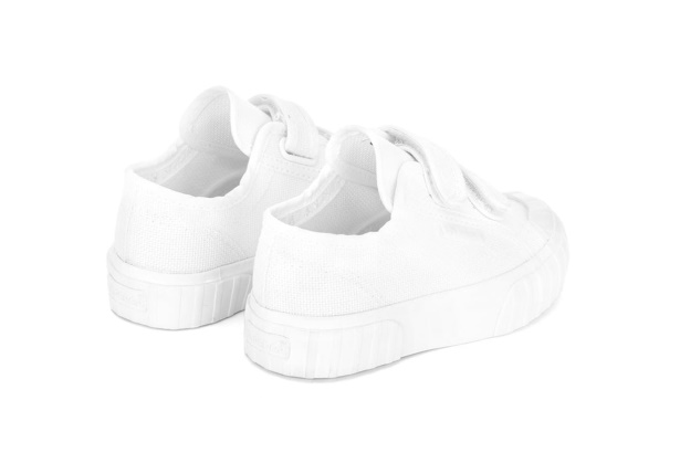CA Superga 2630 Kids Stripe Straps Total White-White