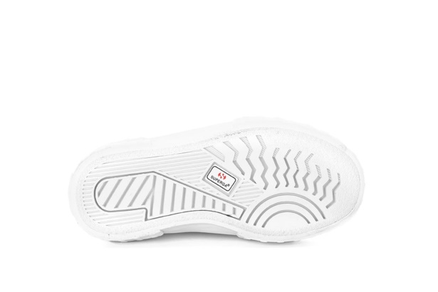 CA Superga 2630 Kids Stripe Straps Total White-White