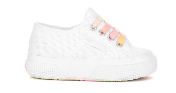 CA Superga 2750 Kids Shaded Lace White-Candy Multicolor