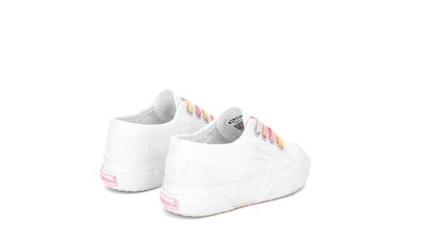 CA Superga 2750 Kids Shaded Lace White-Candy Multicolor