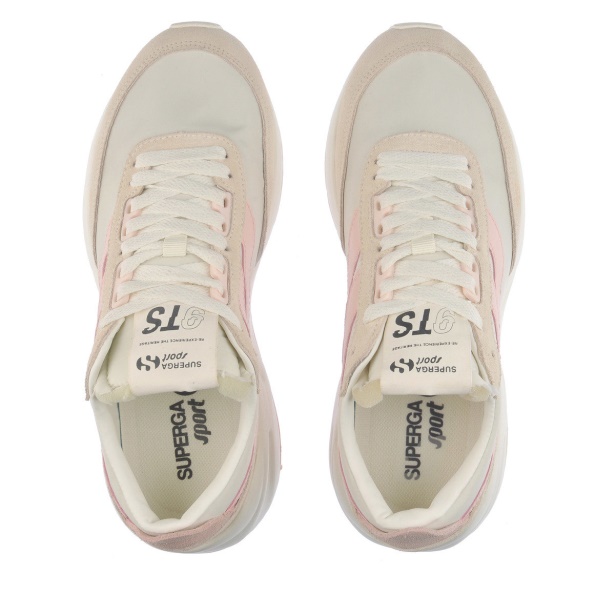 CA Superga 4089 Training 9Ts Slim White Avroio-Pink Ash-Beige Lt