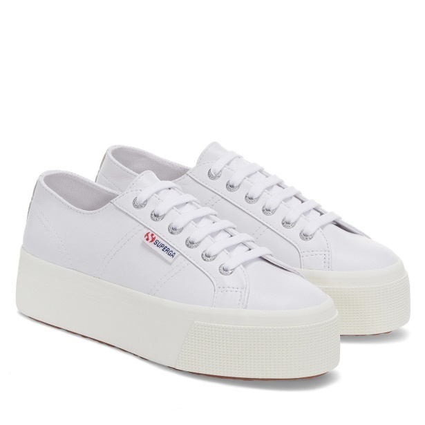 CA Superga 2790 Nappa Optical White-Silver-F Avorio