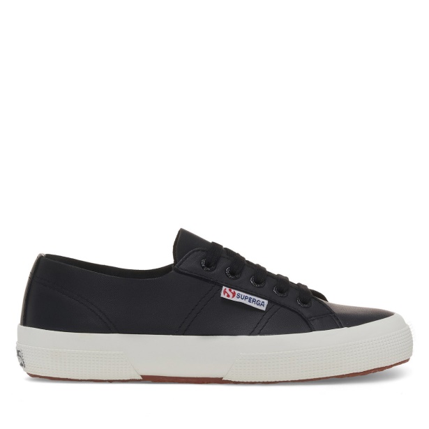 CA Superga 2750 Unlined Nappa Black-F Avorio