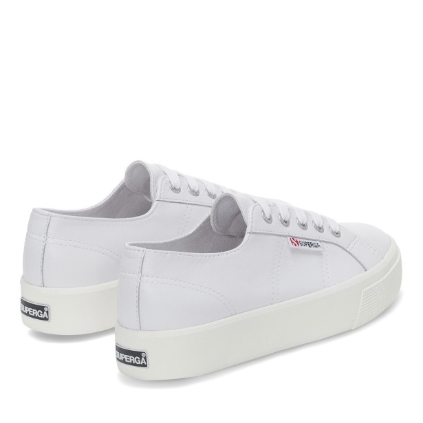 CA Superga 2730 Nappa Optical White-Silver-F Avorio
