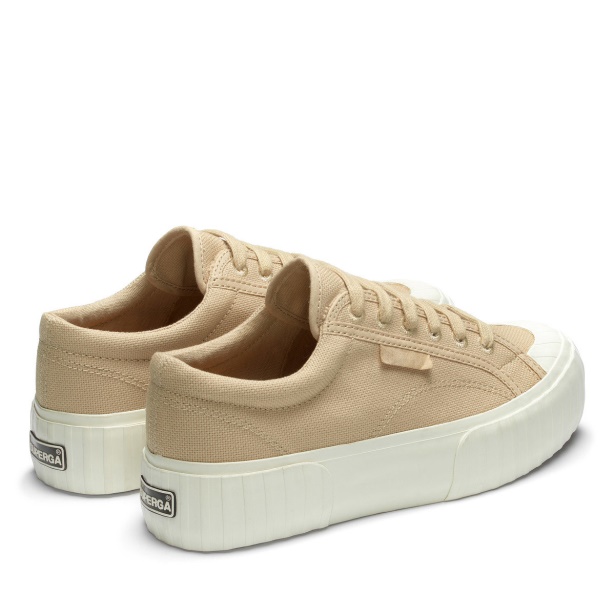CA Superga 2631 Stripe Platform Organic Natural Dye Magenta-Terminalia