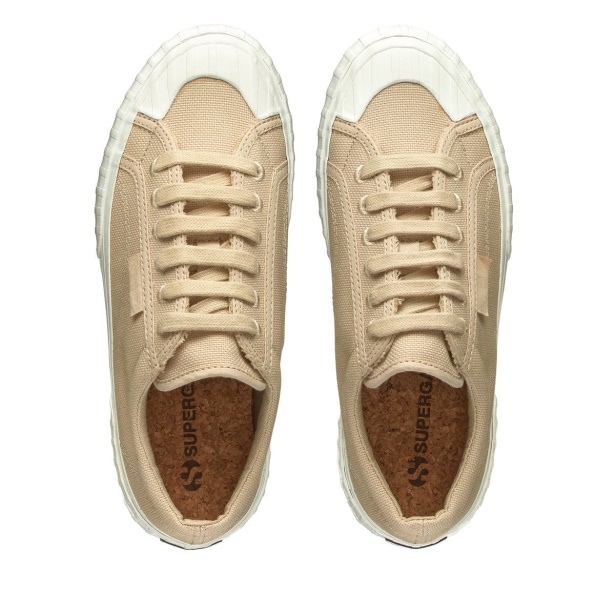 CA Superga 2631 Stripe Platform Organic Natural Dye Magenta-Terminalia