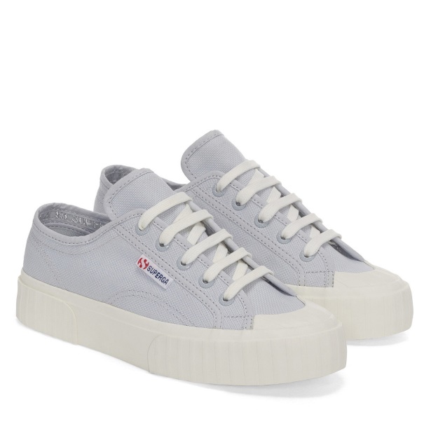 CA Superga 2630 Cotu Grey Lilla - F Avorio