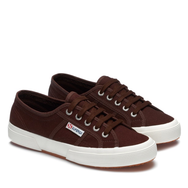 CA Superga 2750 Cotu Classic Brown Plum F Avorio
