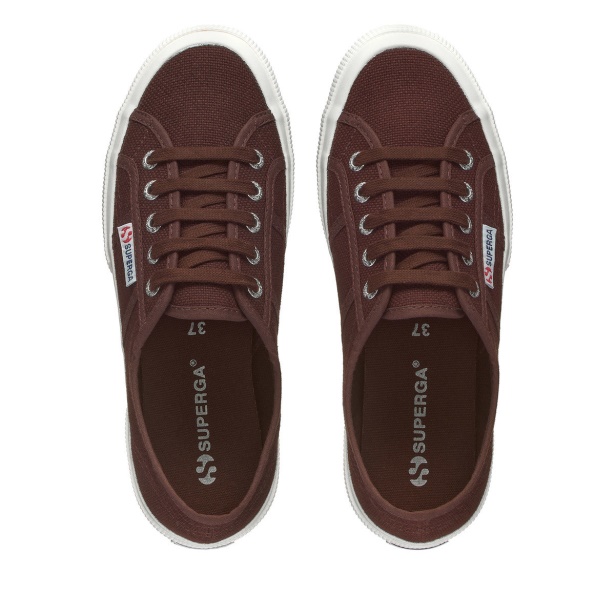 CA Superga 2750 Cotu Classic Brown Plum F Avorio