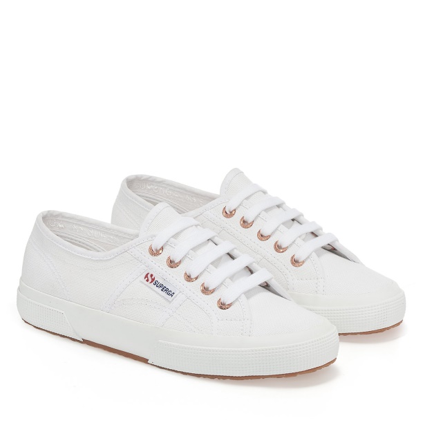 CA Superga 2750 Cotu Classic White-Rose Gold