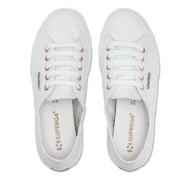 CA Superga 2750 Cotu Classic White-Rose Gold
