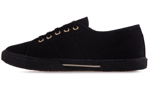 CA Superga 2950 Cotu Black-Pale Gold