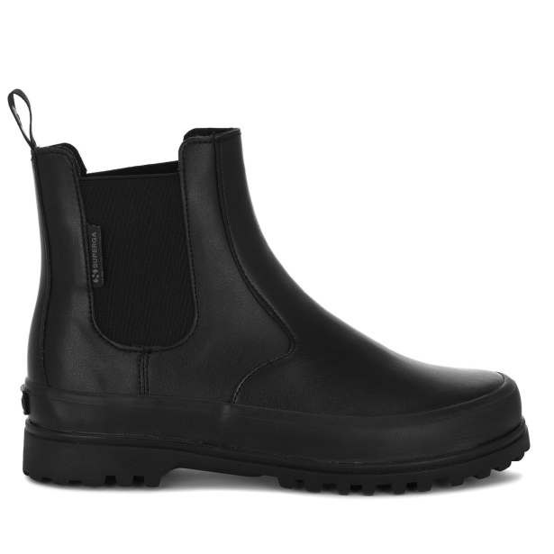 CA Superga 2678 Alpina Faux Leather Total Black