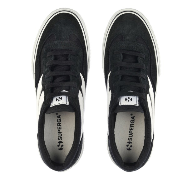 CA Superga 3041 Revolley Colourblock Platform Black-White