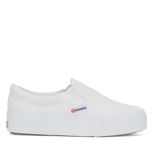 CA Superga 2740 Platform Slip On White